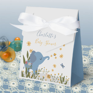 Cute Baby Animals Floral Baby Shower Favour Box