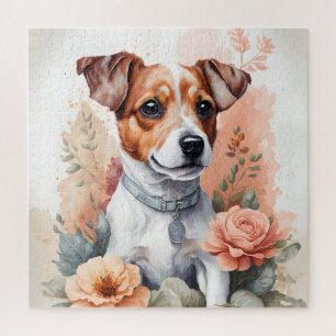 Cute Baby Animals   Jack Russell Terrier Puppy Jigsaw Puzzle