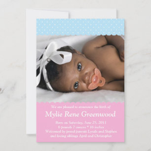 Cute Baby Announcement