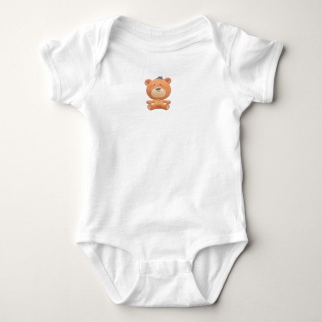 Cute Baby Bear Bodysuit (Front)