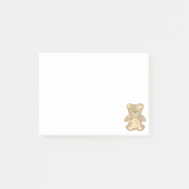 Cute Baby Bear Custom  Post-it Notes (Front)