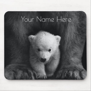 Cute Baby Bear Personalized Mouse Pad