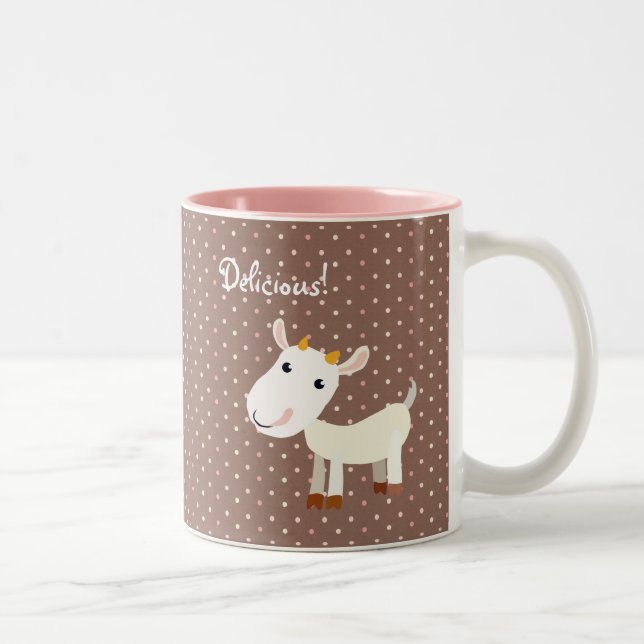 Cute Baby Billy Goat Mug - Customisable (Right)
