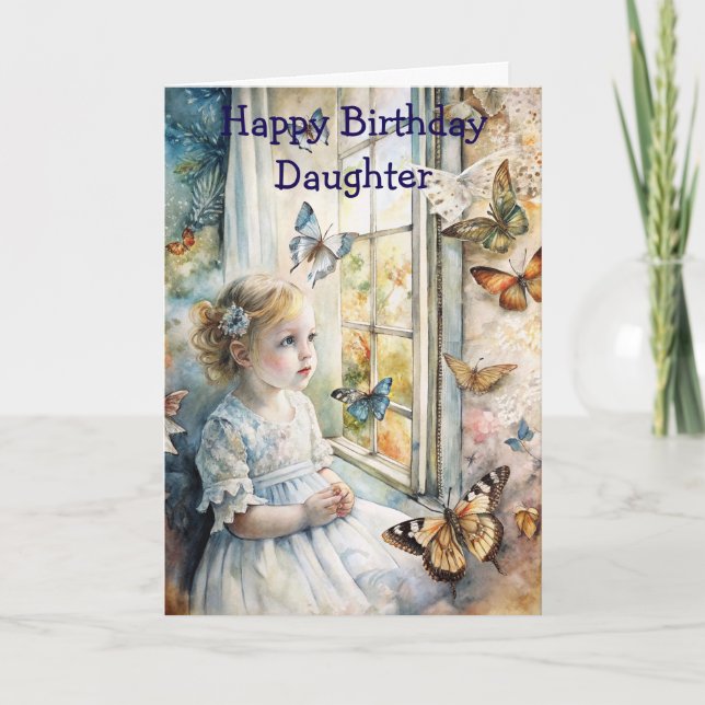 Cute Baby Birthday Card (Front)