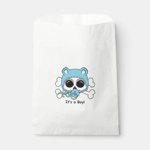 Cute Baby Boy Skull Favour Bag
