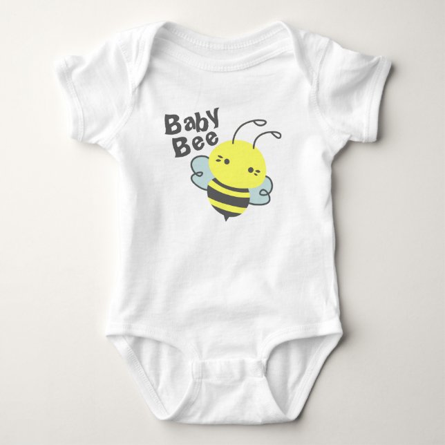 Cute Baby Bumble Bee Bodysuit (Front)