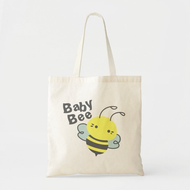 Cute Baby Bumble Bee Tote Bag (Front)