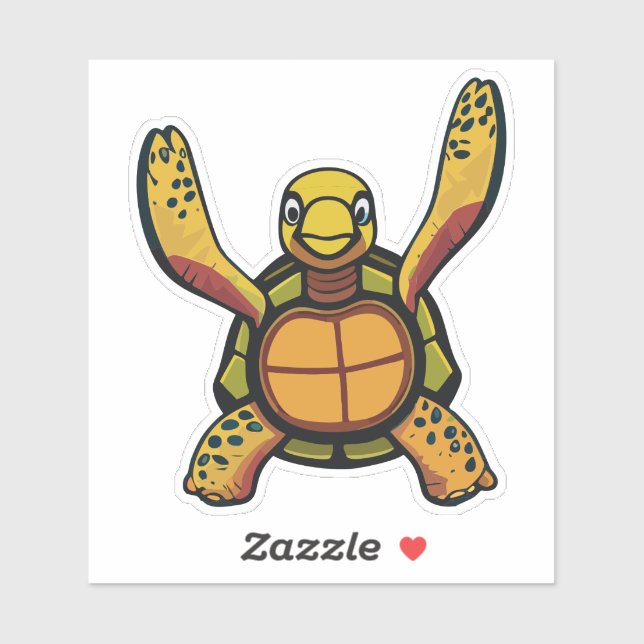 Cute Baby Cartoon Character Turtle (Sheet)