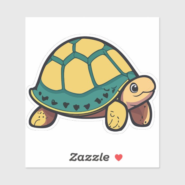 Cute Baby Cartoon Character Turtle (Sheet)
