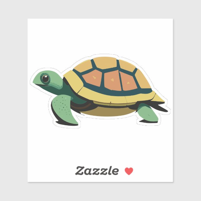 Cute Baby Cartoon Character Turtle (Sheet)