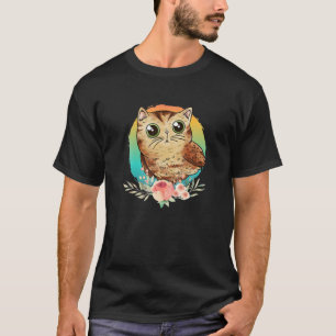 Cute Baby Cat Owl T-Shirt