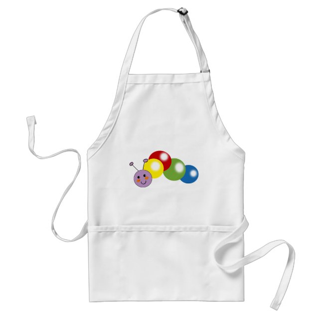 cute baby caterpillar standard apron (Front)