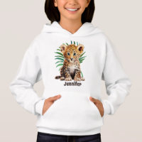 cute baby cheetah add name girls