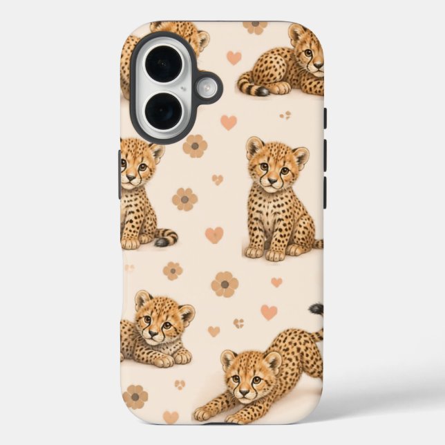 Cute Baby Cheetah Phone Case (Back)