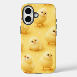 Cute Baby Chick Phone Case - Fluffy Yellow 