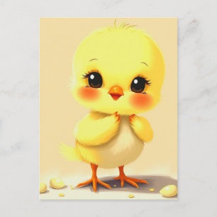 Cute Baby Chick Postcard
