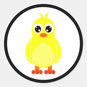 Cute Baby Chick Stickers