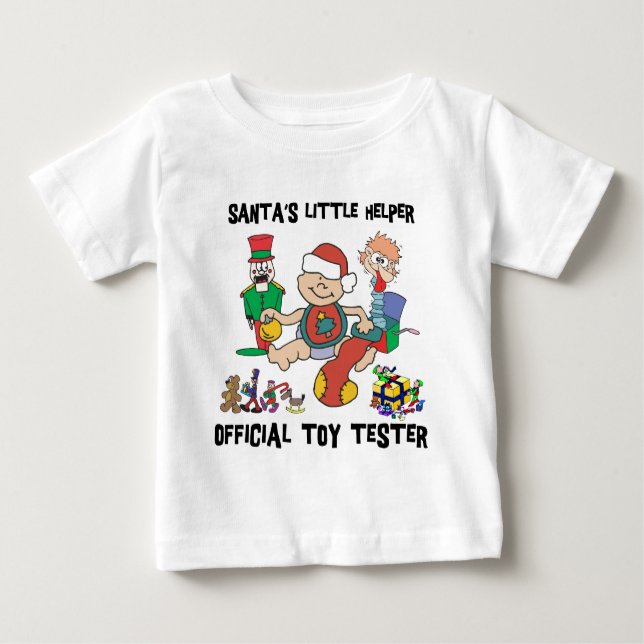 Cute Baby Christmas Baby T-Shirt (Front)