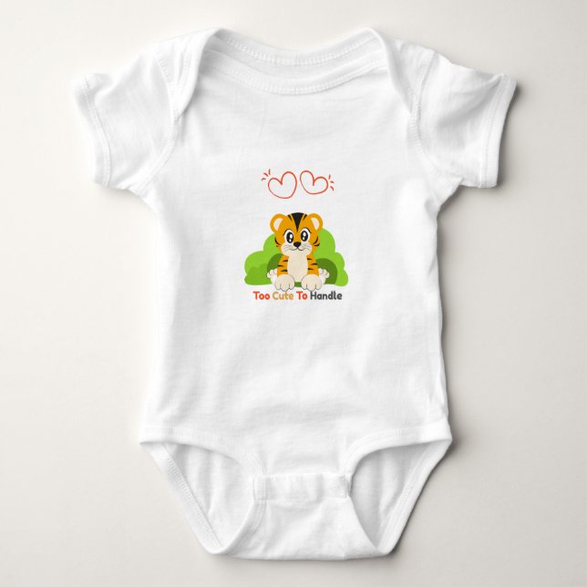 Cute Baby cloth one piece Baby Bodysuit (Front)