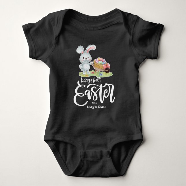 Cute Baby Clothes for Easter Baby Bodysuit (Front)