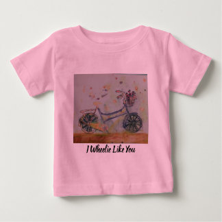 Cute baby Clothes, I Wheelie Like You, Funny Shirt