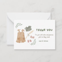 Cute Baby Clothes Thank You Baby Shower 