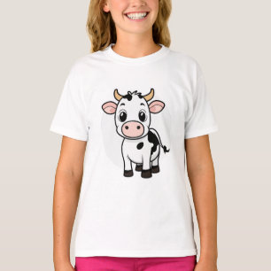 Cute Baby Cow Colouring Page for Toddlers T-Shirt