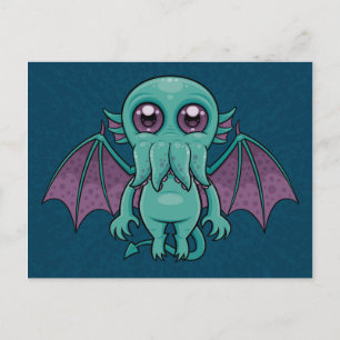 Cute Baby Cthulhu Monster Postcard
