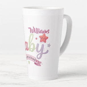 Cute Baby Custome Typography – You are so loved Latte Mug