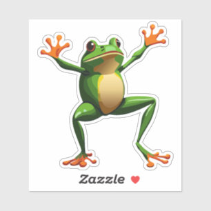 Cute Baby Dancing Tree Frog