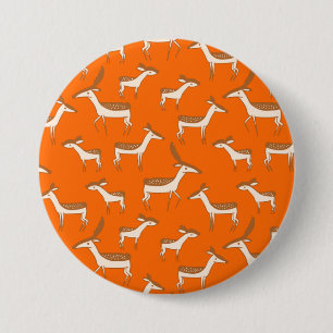 Cute Baby Deer and Family 7.5 Cm Round Badge