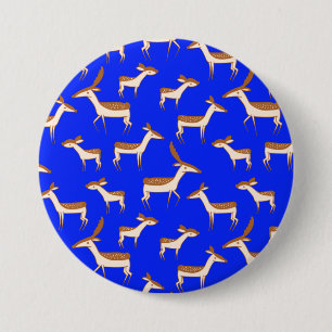 Cute Baby Deer and Family 7.5 Cm Round Badge