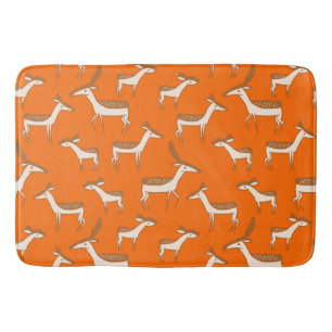 Cute Baby Deer and Family Bath Mat
