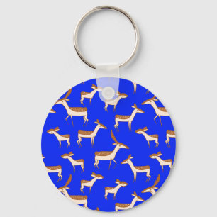 Cute Baby Deer and Family Key Ring