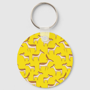 Cute Baby Deer and Family Key Ring