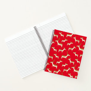 Cute Baby Deer and Family Notebook