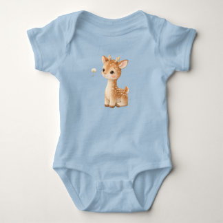 Cute Baby Deer Bodysuit – Kawaii Woodland Animal