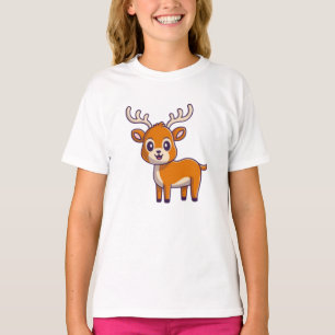 Cute Baby Deer Cartoon-23501 T-Shirt