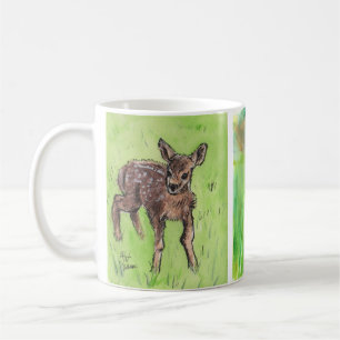 Cute Baby Deer Fawns Coffee Mug