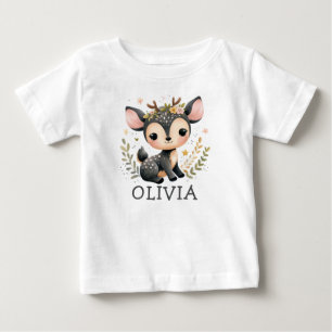 Cute Baby Deer Personalised T-Shirt