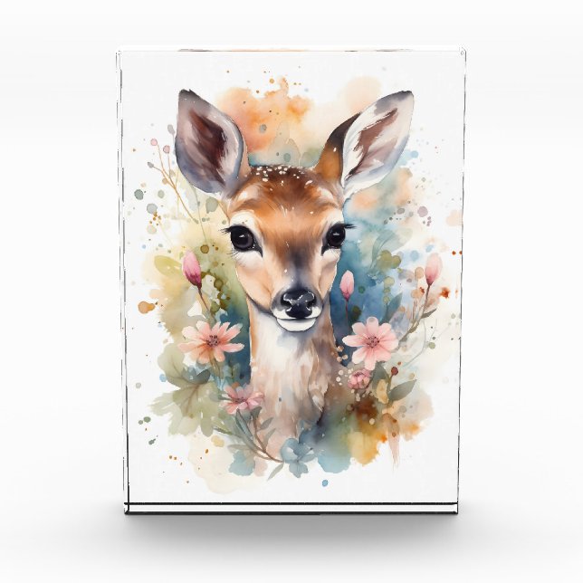 Cute Baby Deer  Photo Block (Front)