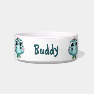 Cute Baby Dino Face Bowl