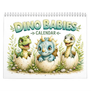 Cute Baby Dinos Hatching – Dinosaurs  Calendar