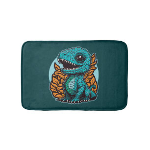 Cute Baby Dinosaur Bath Mat