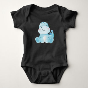 Cute baby dinosaur  bodysuit