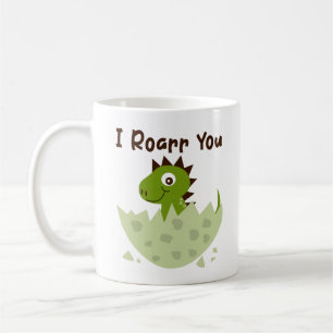 Cute Baby Dinosaur Mug - Dino Love Cup