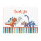 Cute Baby Dinosaur Pattern Personalised Thank You