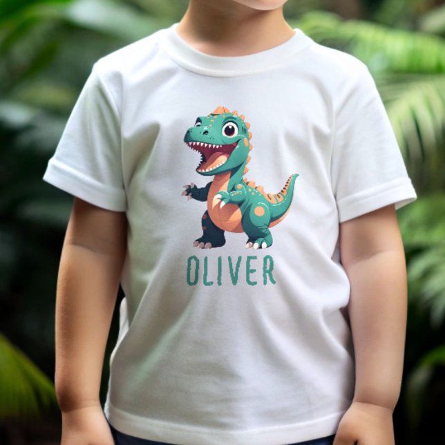 Cute Baby Dinosaur Personalised T-Shirt (Creator Uploaded)