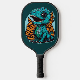 Cute Baby Dinosaur Pickleball Paddle