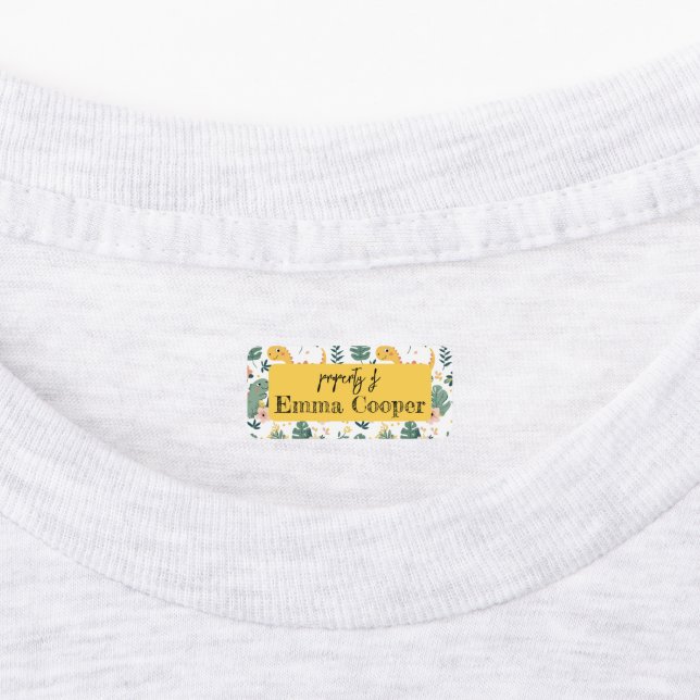 Cute Baby Dinosaurs Custom Kids'  (Affixed)